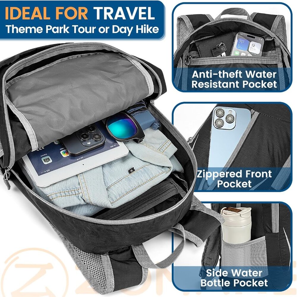 Packable Lightweight Backpack 25l - image 5